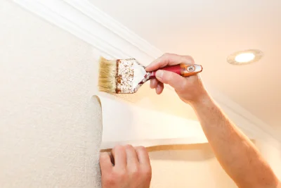 Pose de papier peint à Larcat — revêtements muraux et toiles de verre